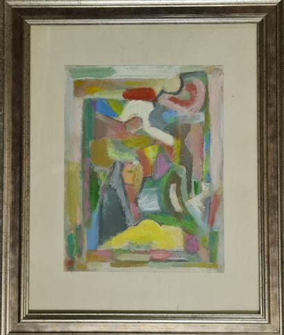 null Walter FIRPO (1903-2002)

Composition.

Huile sur papier.

26 x 20.5 cm.