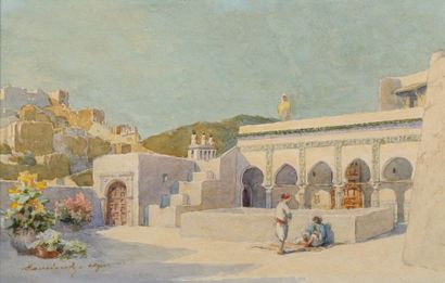 null Alexandre François CAMINADE (1789-1862)

Scène orientaliste à Alger.

Aquarelle.

Signée...