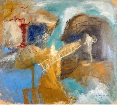 null Alfredo ECHAZARRETA (1945)

Composition. 1995.

Huile sur toile.

Signée en...
