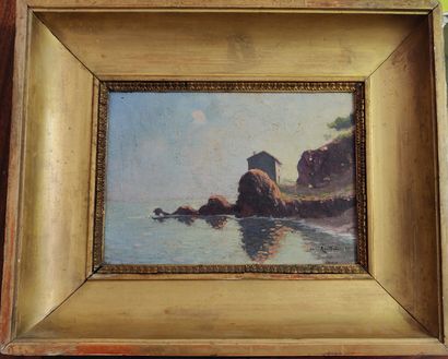 null Gaston ROULLET (1847-1925)

Paysage en bord de Méditerranée, 1905

Huile sur...