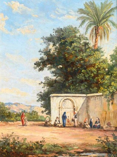 null Louis JOURDAN (1872-1948)

Scène orientaliste marocaine. Circa 1930.

Huile...
