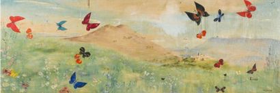 null Eugène BABOULENE (1905-1994)

L'envol des papillons.

Huile sur toile.

Signée...