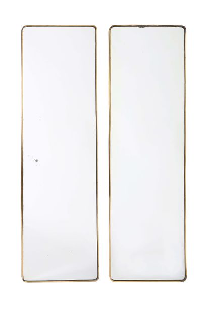 null Gio PONTI

(1891-1979)

Pair of mirrors

Brass, glass

144 x 45.5 cm.

Dassi,...
