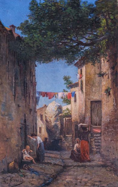 Louis-Marius GARCIN (1821-1898) 

Alley in...