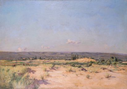 null Joseph GARIBALDI (1863-1941)

Paysage en provence. 1898

Huile sur toile

Signée,...