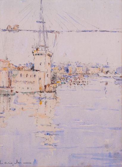 null Robert LAROCHE (1896-1974)

Le port de Marseille 

Paire d’aquarelles

Signée...