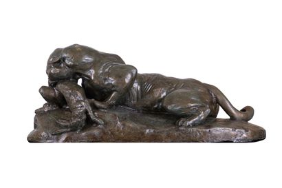 Antoine Louis BARYE (1796-1875) 
Jaguar dévorant...