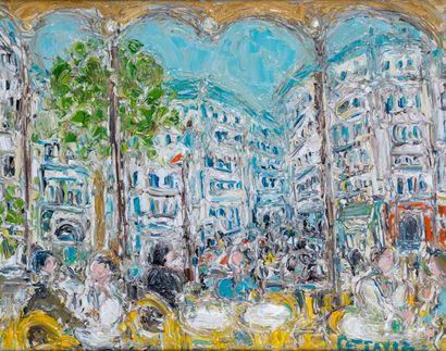 null André COTTAVOZ (1922-2012)

La terrasse à Paris

Huile sur toile

Signée en...