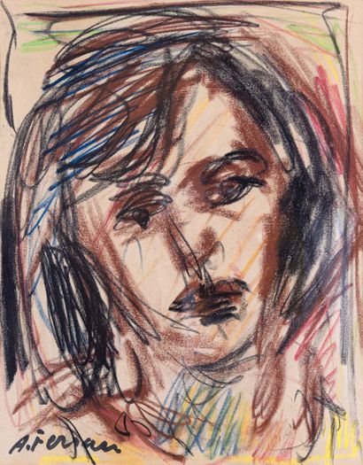 null Antoine FERRARI (1910-1995)

Portrait de femme

Crayon gras

Signée en bas à...