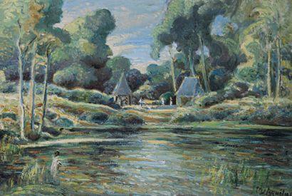 null Michael D'AGUILAR (1924-2011)

Le lac, Stancombe park. 1978

Huile sur toile...