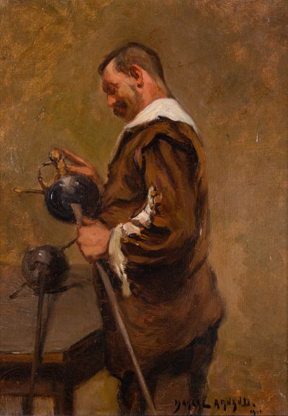 null Marcel ARNAUD (1877-1956)

The musketeer. 1910

Oil on canvas

Signed and dated...