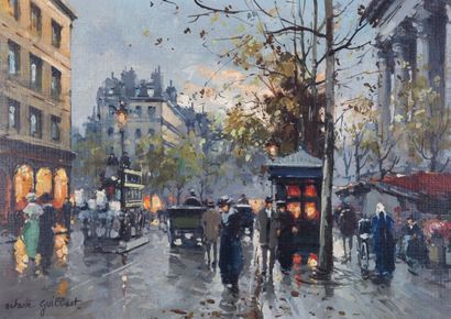 null Octave GUILBERT (XIX-XX)

Rue parisienne

Huile sur toile

Signée en bas à gauche

Contresignée...