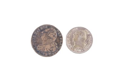 null 2 monnaies Constitution 2 sols FRANCOIS 1792 W Arras AN 4 «N inversé» 27,06...