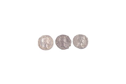 null 3 denarii :

Antoninus the Pious 138-161 AD. silver. 3,03 gr. His head laurel...