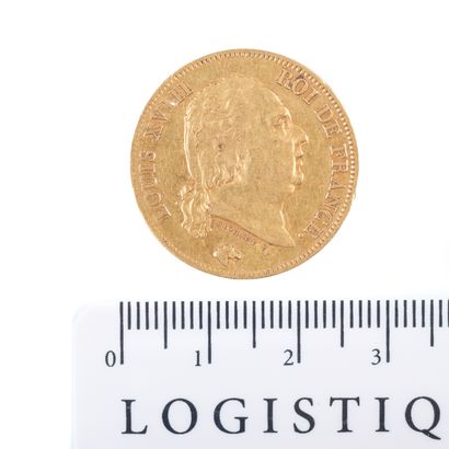 null 40 francs gold 1818 W Lille, 12.88 gr. G. 1092

TTB