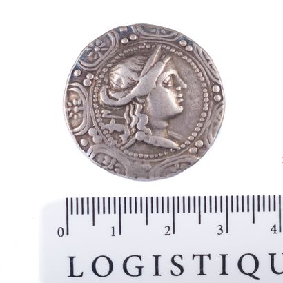 null Macedonia under Roman rule 158-149 BC. Tetradrachm silver. 16,55 gr. Bust of...