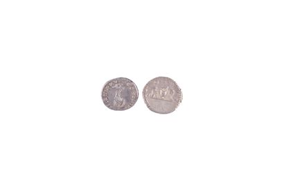 null 2 Denarius :

Titus 61-81 AD. silver. 3,27 gr. His head laureate right. R/ Anchor...