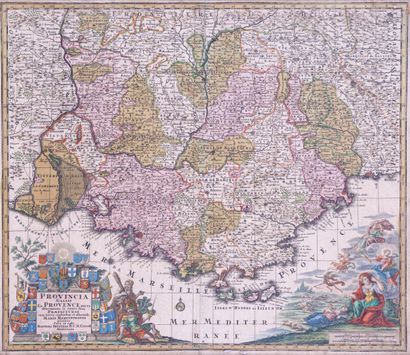 null Mattheus Seutter l’Aîné (1678-1757)

Carte de la Provence, vers 1730

Estampe,...