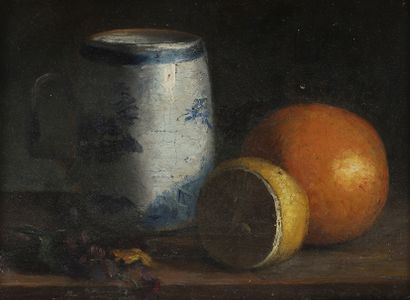 null Johannes HEYMAN (La Haye 1757 – 1809) 

Nature morte à l’orange et au citron

Toile

19,5...