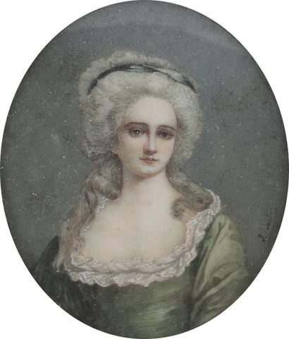 null Jacques CHARLIER (c.1720-1790)

Portrait de femme

Miniature 

Signée en bas...