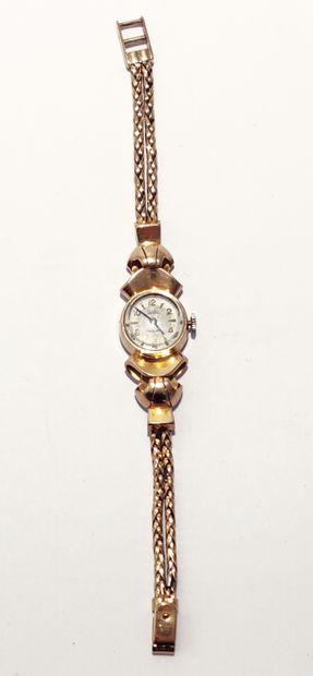 null Perfex

Lady's watch in yellow gold 18K 750 thousandths with mechanical movement.

Round...