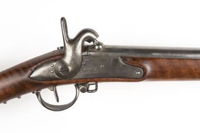 null Fusil à percussion de voltigeur modèle 1822 T Bis. 

Canon rond, à pans au tonnerre...