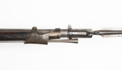 null Fusil à silex d’infanterie type 1777-AN IX.

Canon rond à pans au tonnerre poinçonné....