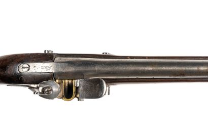 null Fusil à silex de voltigeur modèle 1822. 

Canon rond à pans au tonnerre, poinçonné....