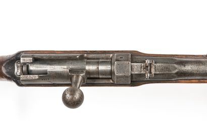 null Mousqueton Dreyse modèle 1857, calibre 15,43 mm. 

Canon rond, à pans au tonnerre...