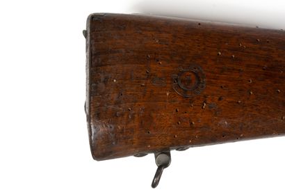 null Carabine à tabatière modèle 1867. 

Canon rond, rayé, à hausse à 1100 m. Platine...