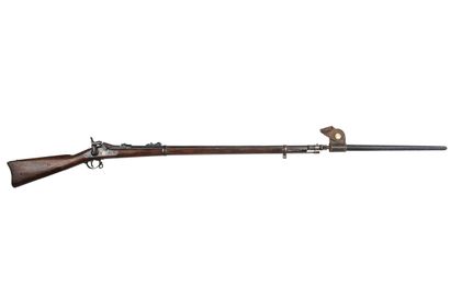 null Fusil à tabatière modèle 1873, calibre 45-70 

Canon rond ave hausse. Tabatière...