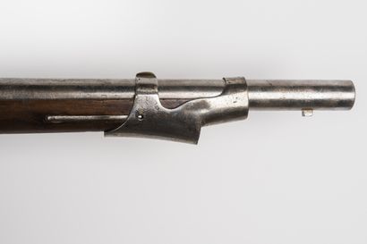 null Rifle model 1822 modified with loading by the breech by the Workshops of Buire,...