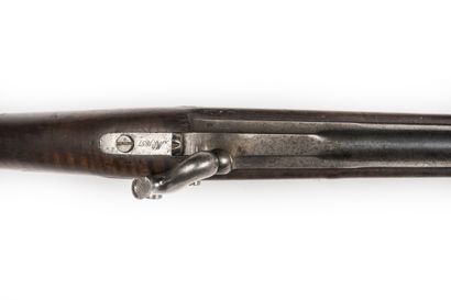 null Infantry rifle with percussion model 1857.

Round barrel with sides, dated "1860"...