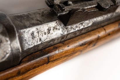 null Fusil modèle 1866 pour la cavalerie d’Afrique. 

Canon rond à pans au tonnerre...