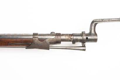 null Fusil à percussion modèle 1854 de la Garde impériale. 

Canon rond à pans au...