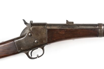 null Carabine Remington « Split Breech », calibre 50 RF. 

Canon rond avec hausse....