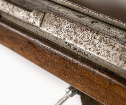 null Dreyse rifle model 1862, caliber 15,43 mm 

Round barrel, with sides with the...