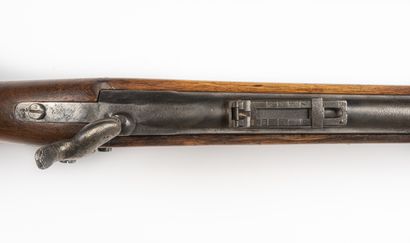 null Fusil à percussion de voltigeur modèle 1842 T Car. 

Canon rond à pans au tonnerre,...