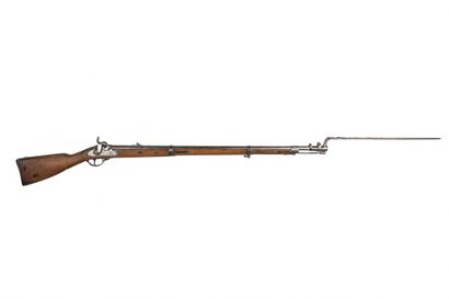 Bavarian infantry rifle with percussion Podewils...
