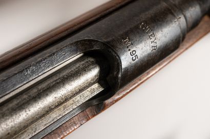 null Fusil autrichien modèle 1895 « Mannlicher » , calibre 8 mm. 

Canon rond avec...