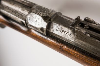 null Fusil Chassepot modèle 1866, calibre 11 mm, C 1867. 1ere série non marquée....