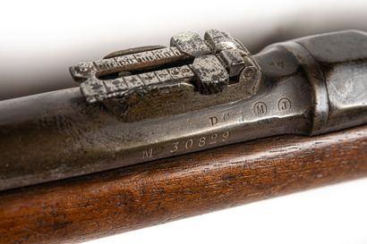 null Mousqueton d’artillerie modèle 1866-74-M80, calibre 11 mm. 

Canon rond à pans...