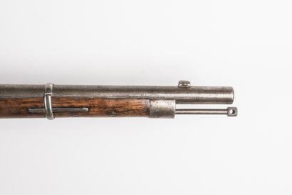 null 
Cossack rifle Berdan II, caliber 11mm. 




Round barrel, with punched frog....
