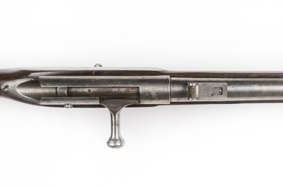null Rifle model 1822 modified with loading by the breech by the Workshops of Buire,...
