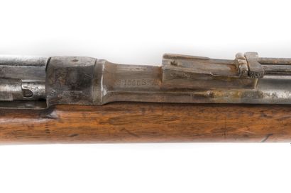 null Fusil d’infanterie modèle 1866-74, calibre 11 mm. 

Canon rond à pans au tonnerre...