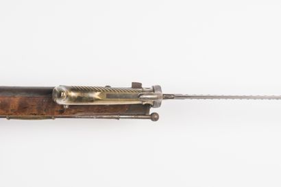 null Carabine de pionnier Dreyse modèle 1869.

Canon rond à pans au tonnerre avec...