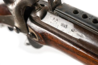 null Fusil de rempart à percussion modèle 1840

Fort canon rayé, avec hausse, à pans...