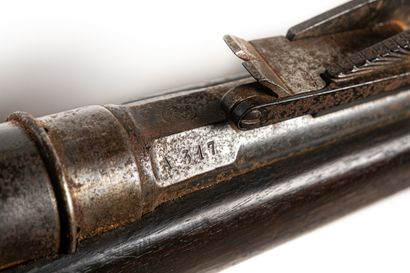 null Carabine de cavalerie Vetterli modèle 1871. 

Canon rond à pans au tonnerre...