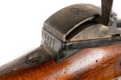 null 
Bavarian rifle Werder 1869/75-76.




Round barrel with sides with the thunder,...