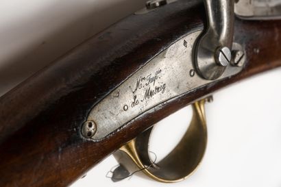 null Snap hook of gendarmerie model 1854. 

Round barrel, with sides with the thunder...